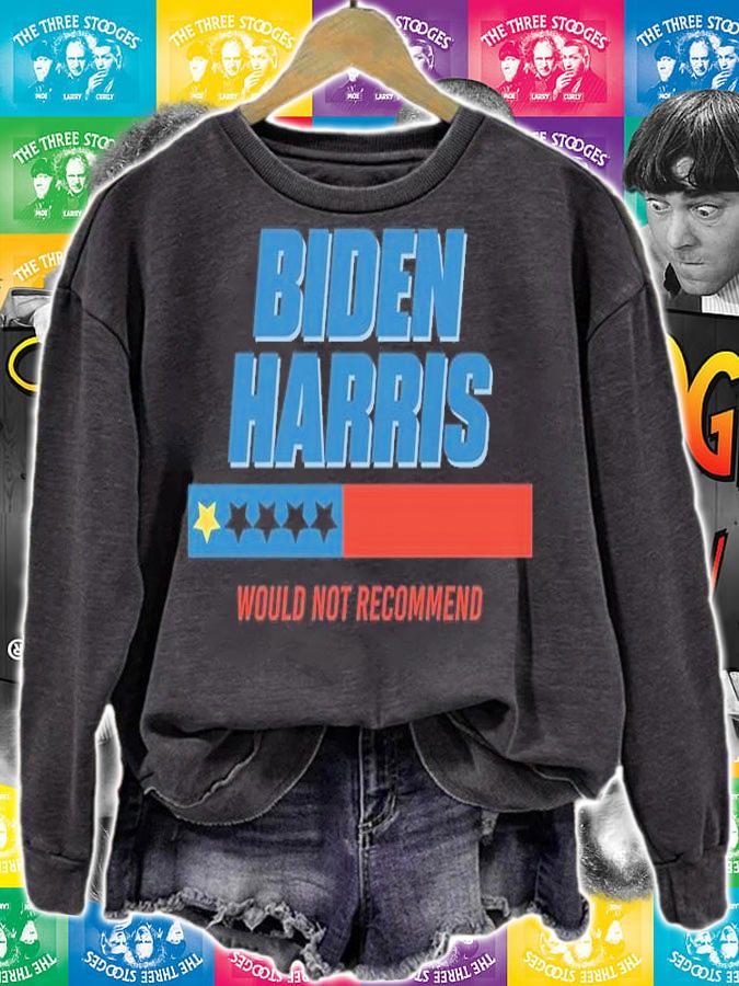 Biden Harris 1 Star Would Not Recomment Funny T-Shirt t-shirt sweatshirt