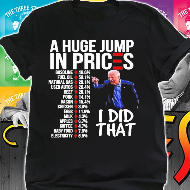 Biden High Prices Inflation Bad Economy Gas Unemployment Joe T-Shirt t-shirt