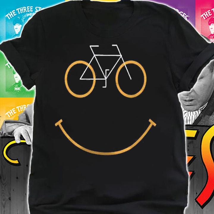 Bike Smiley Face, Funny Mtb Cycling shirt t-shirt shirt