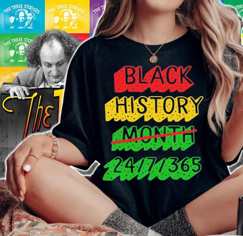 Black History Month 24 7 365, African American T-Shirt t-shirt woman shirt