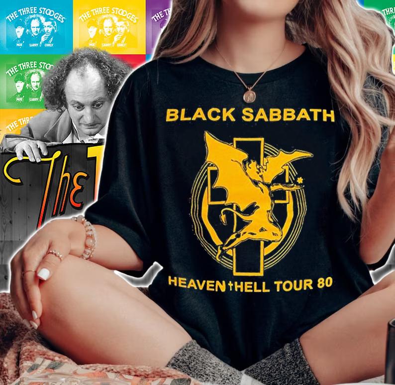 Black Sabbath Heaven And Hell Tour 80 T-Shirt t-shirt