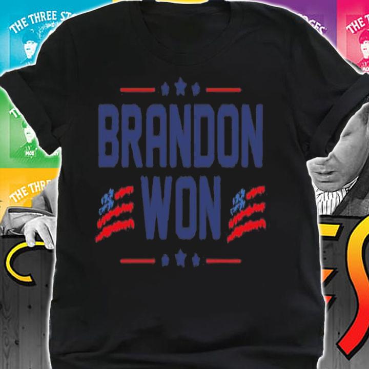 Brandon Won, Thank You Brandon USA Flag T-Shirt t-shirt shirt