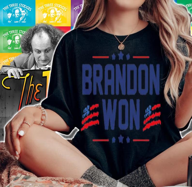 Brandon Won, Thank You Brandon USA Flag T-Shirt t-shirt woman shirt