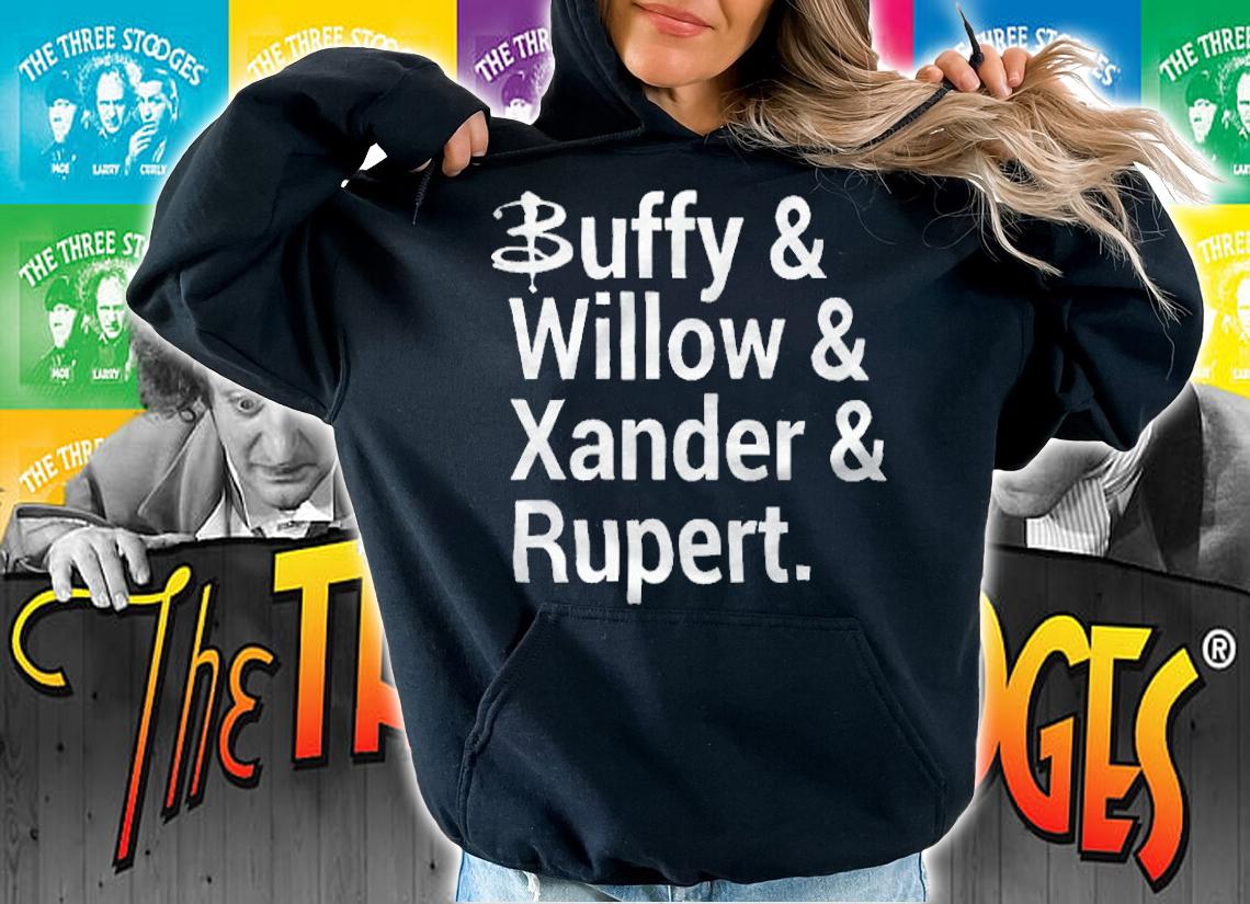 Buffy and Willow and Xander and Rupert T-shirt t-shirt hoodie