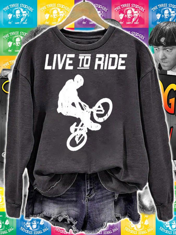 Bmx Bike Rider Live To Ride Motocross Games T-Shirt t-shirt