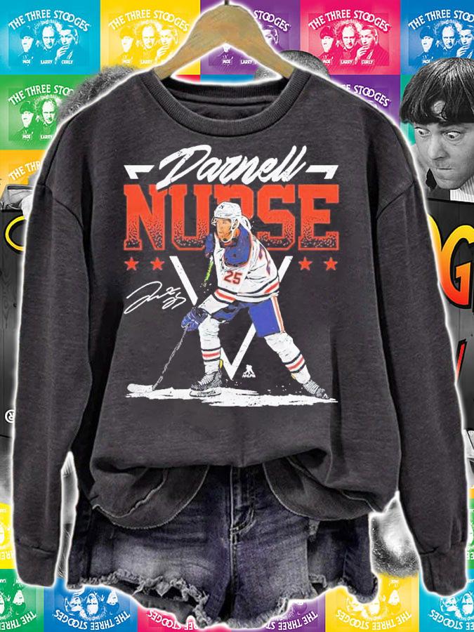 Darnell Nurse Edmonton Triangle Name Hockey Shirt t-shirt
