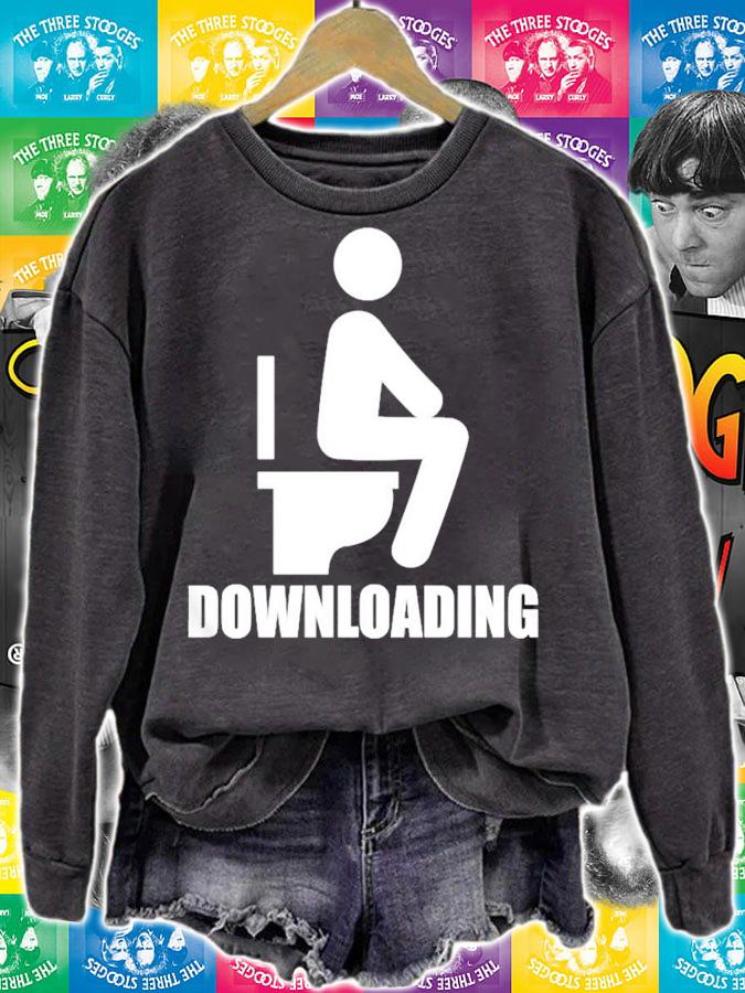Downloading funny toilet shirt t-shirt sweatshirt