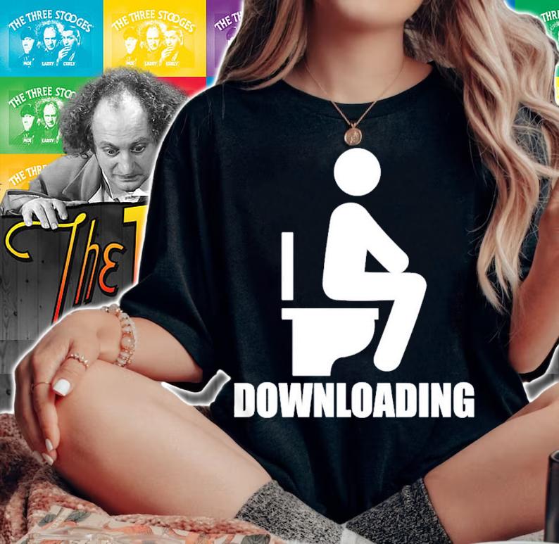 Downloading funny toilet shirt t-shirt woman shirt