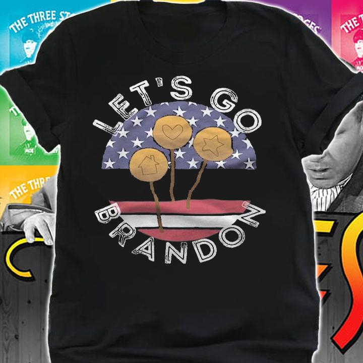 Let's Go Brandon Dalgona Game American Flag T-Shirt t-shirt