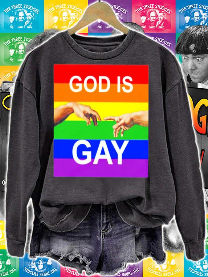 LGBT God is Gay Shirt t-shirt sweatshirt