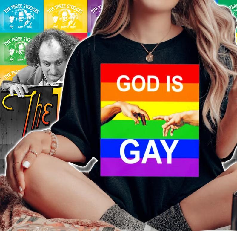 LGBT God is Gay Shirt t-shirt woman shirt