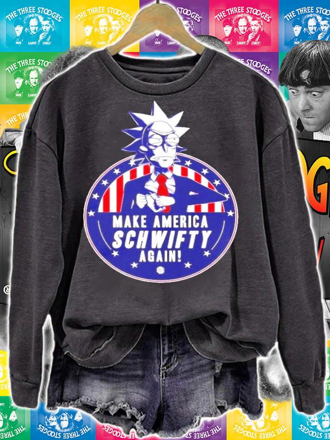 Rick Sanchez Make America Schwifty Again Shirt t-shirt