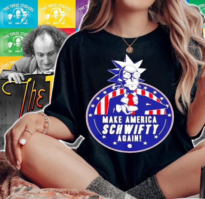 Rick Sanchez Make America Schwifty Again Shirt t-shirt