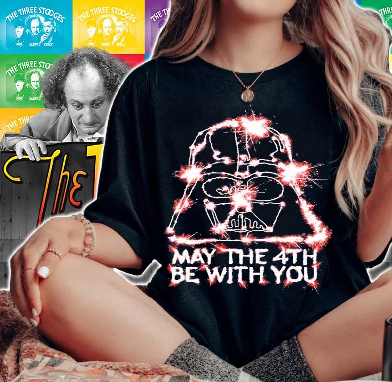 Star Wars Darth Vader May The 4th Be With You Sparkler Youth T-Shirt t-shirt woman shirt