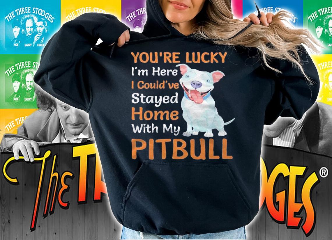 Dogs I Couldve Stayed Home With My Pitbull Shirt t-shirt
