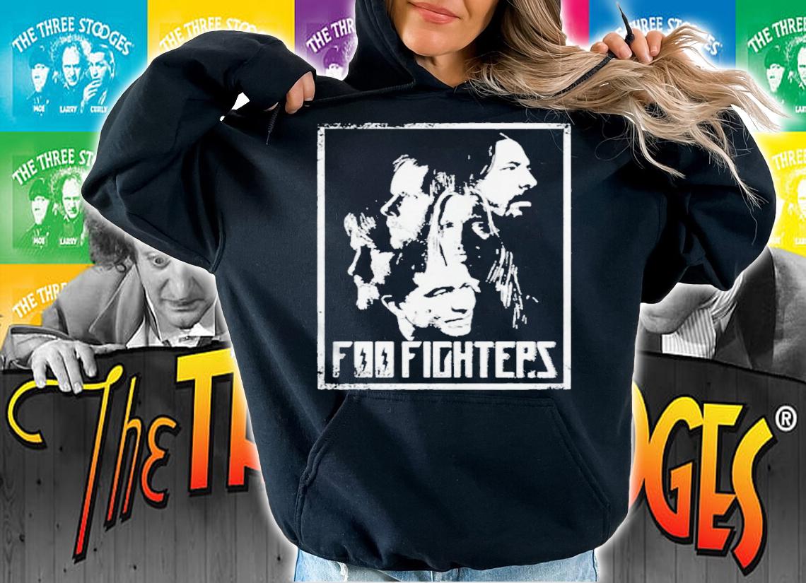 Foo fighters rock band black and white shirt t-shirt hoodie