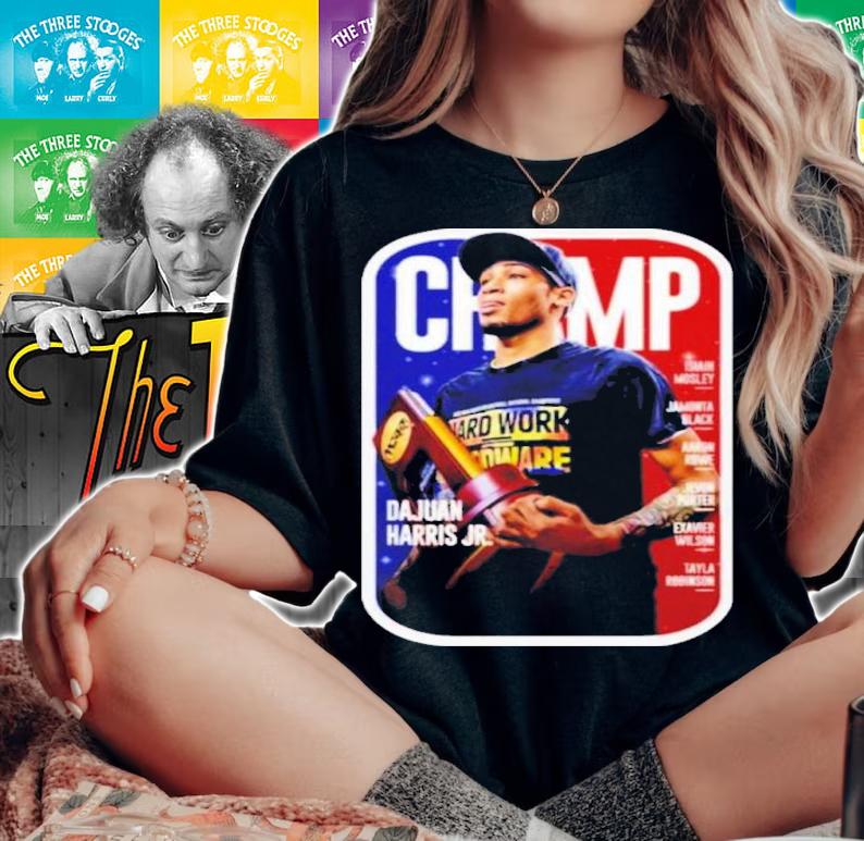 Gol1ve Kansas Jayhawks Dajuan Harris Champions Shirt t-shirt woman shirt