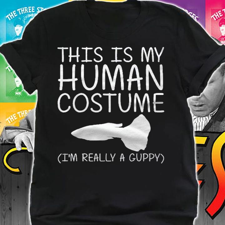 Guppy Easy Halloween Human Costume Rainbow Fish Gift Shirt t-shirt shirt