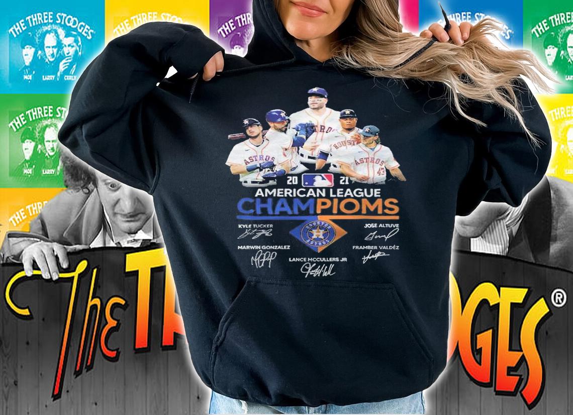 Houston Astros 2021 National League Champions Signatures Shirt t-shirt