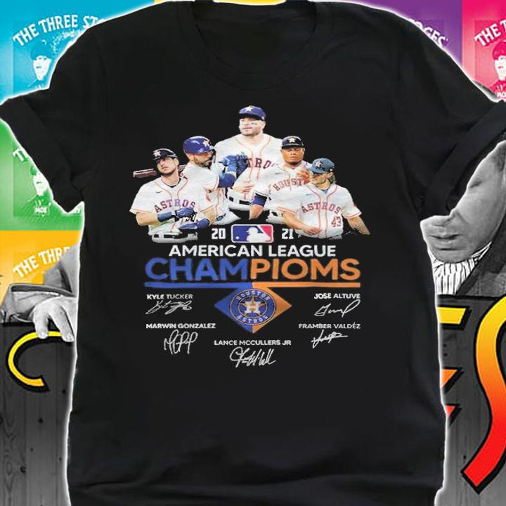 Houston Astros 2021 National League Champions Signatures Shirt t-shirt