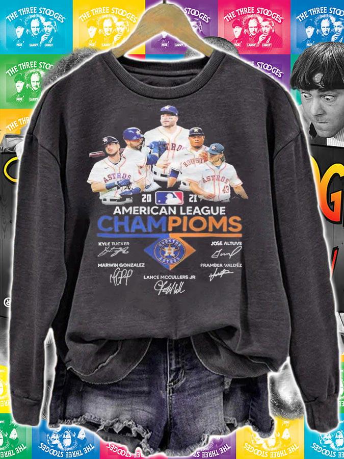 Houston Astros 2021 National League Champions Signatures Shirt t-shirt