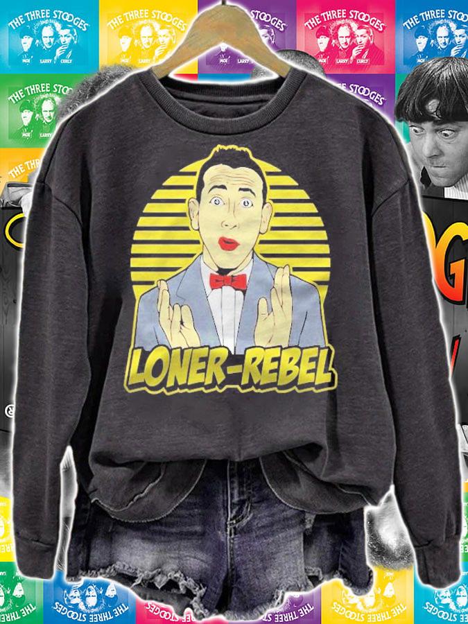 Loner-Rebel Portrait Conedy Fans Shirt t-shirt sweatshirt