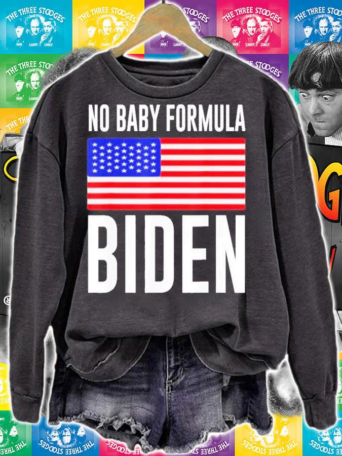 No Baby Formula Biden American Flag Shirt t-shirt