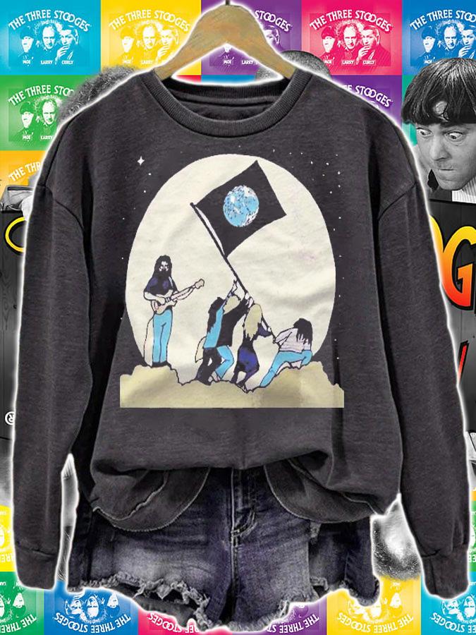 Standing On The Moon Grateful Dead Jerry Garcia Cartoon Classic Shirt t-shirt sweatshirt