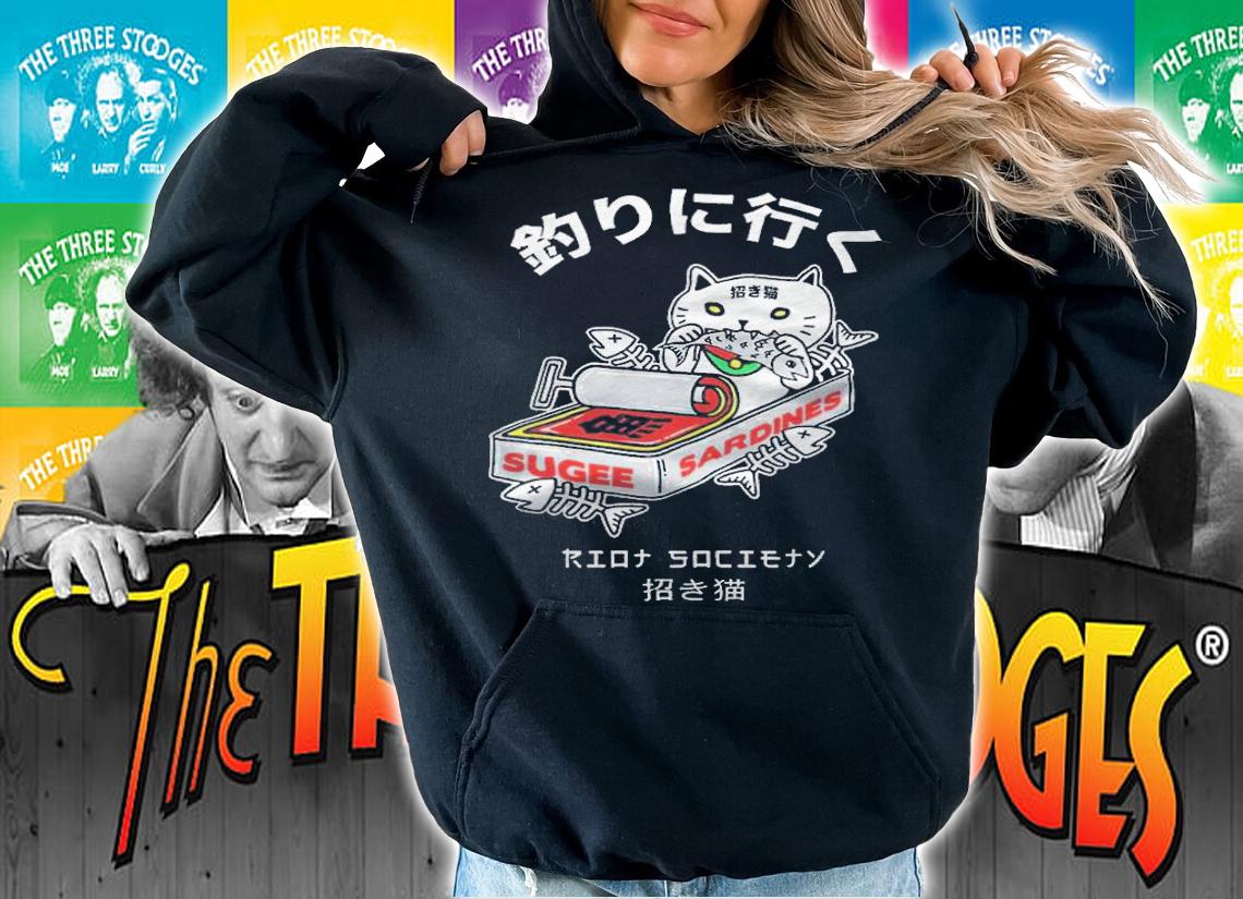 Sugee Lucky Cat Sardines T-shirt t-shirt