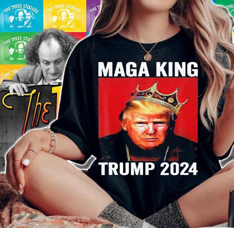 The Great Maga King - Maga King Trump Poster 2024 T-Shirt t-shirt