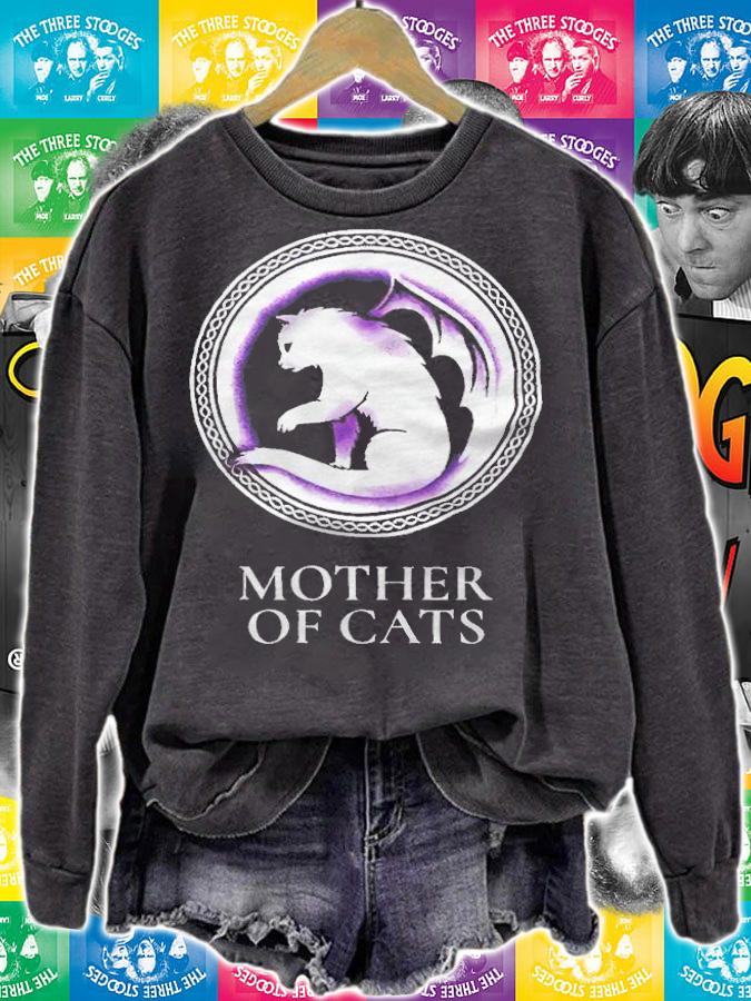 Cat Dragon Wing mother of Cats T-shirt t-shirt sweatshirt