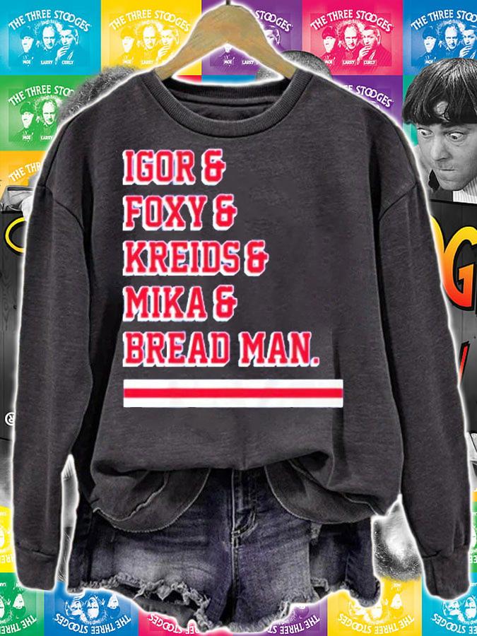 Igor And Foxy And Kreids And Mika And Bread Man T-Shirt t-shirt sweatshirt