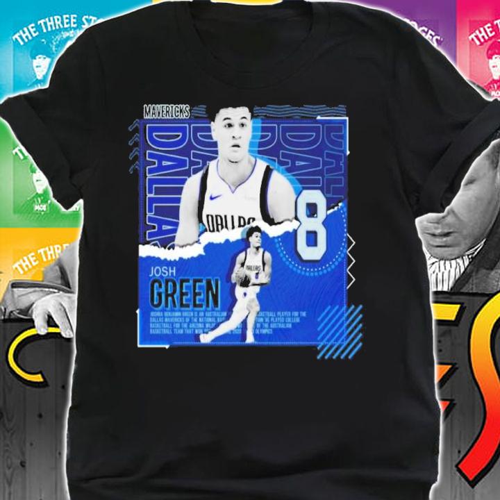 Josh Green Basketball Paper Poster Mavericks Shirt t-shirt