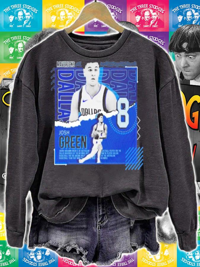 Josh Green Basketball Paper Poster Mavericks Shirt t-shirt
