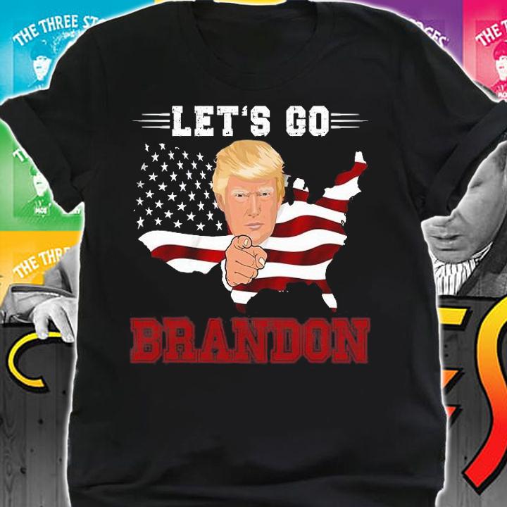 Let's Go Brandon Pro Trump American Map T-Shirt t-shirt