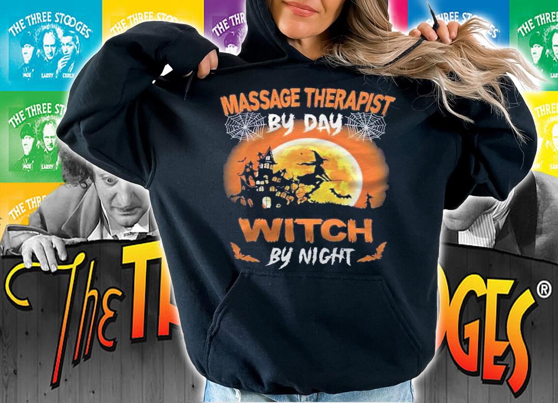 Massage Therapist By Day Witch By Night Halloween Gift Shirt t-shirt hoodie