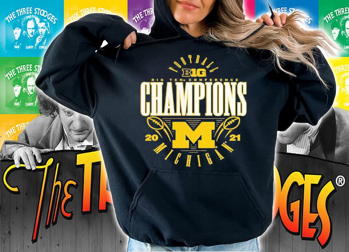 Michigan Wolverines 2021 Big Ten Football Conference Champions trending T-Shirt t-shirt hoodie