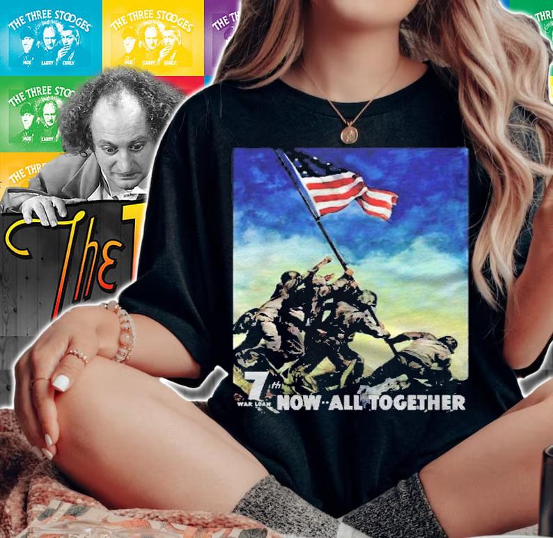 Raising The Flag On Iwo Jima Ww2 shirt t-shirt