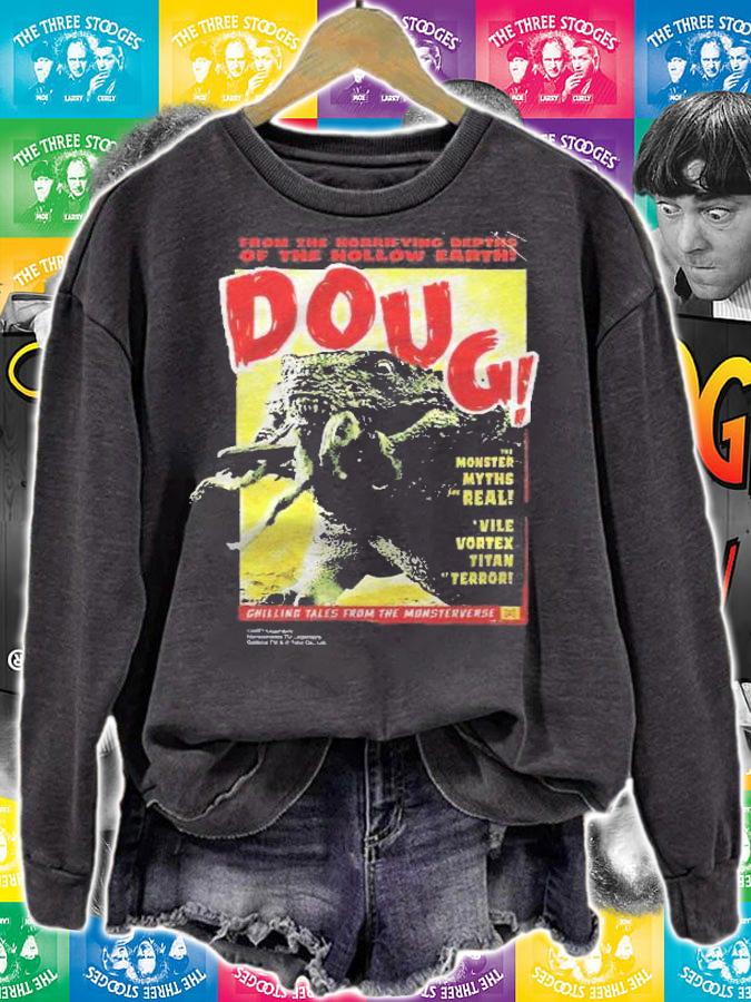 Godzilla Vs Kong Doug Retro Poster Shirt t-shirt sweatshirt