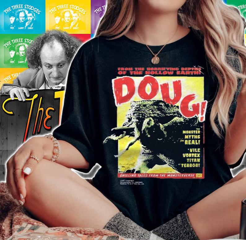 Godzilla Vs Kong Doug Retro Poster Shirt t-shirt woman shirt