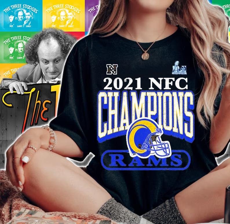 Los Angeles Rams 2021 NFC Champions Rams Shirt t-shirt woman shirt