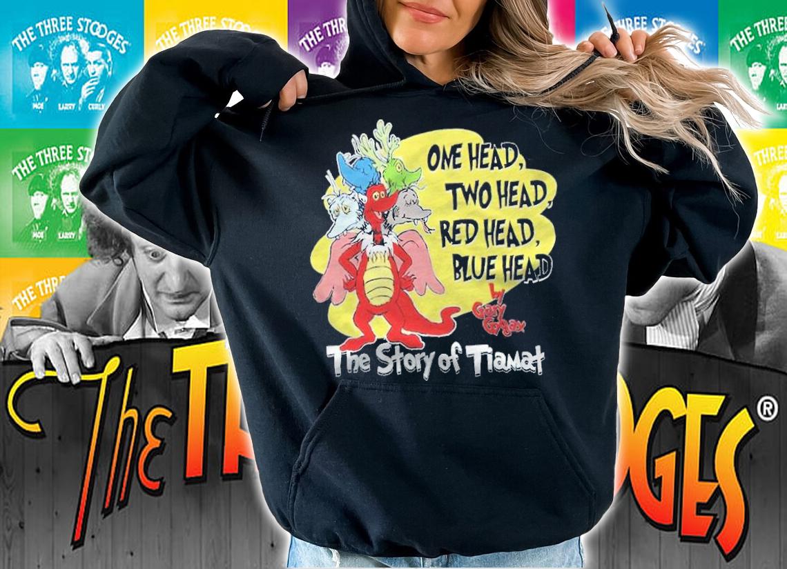 One Head Two Head Red Head Blue Head The Story Of Tiamat Shirt t-shirt