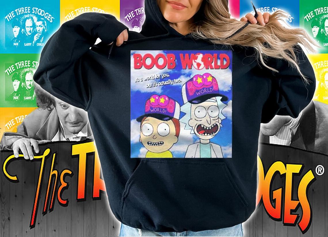 Rick And Morty Boob World Blue Shirt t-shirt hoodie