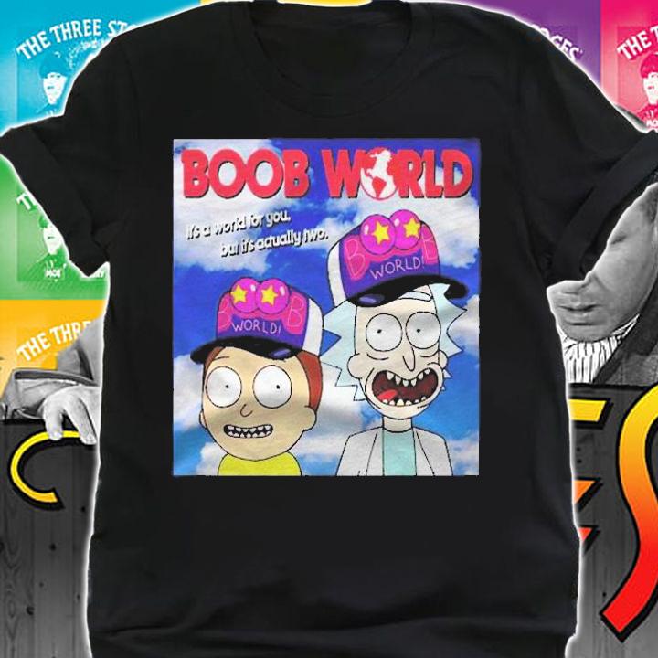 Rick And Morty Boob World Blue Shirt t-shirt shirt