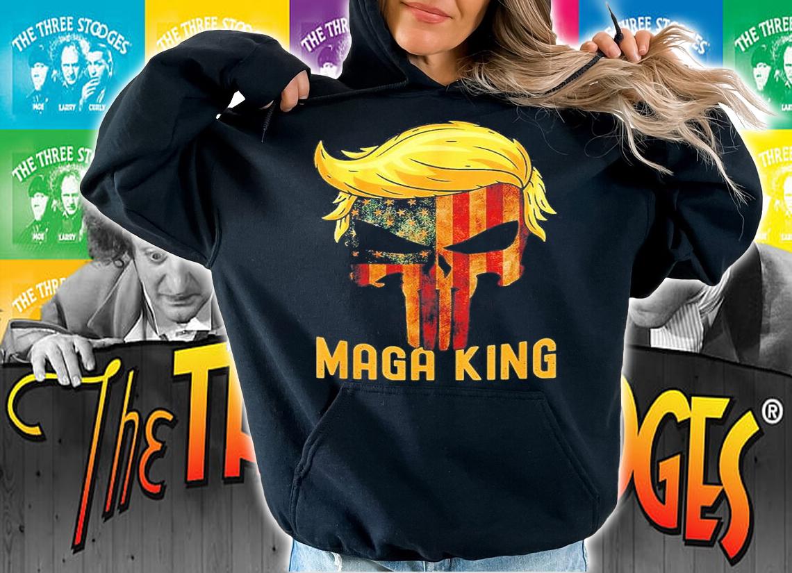 The Great Maga King Donald Trump Skull Maga King T-Shirt t-shirt