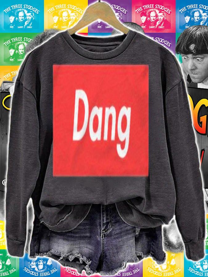 Dang Red Box White Letters shirt t-shirt