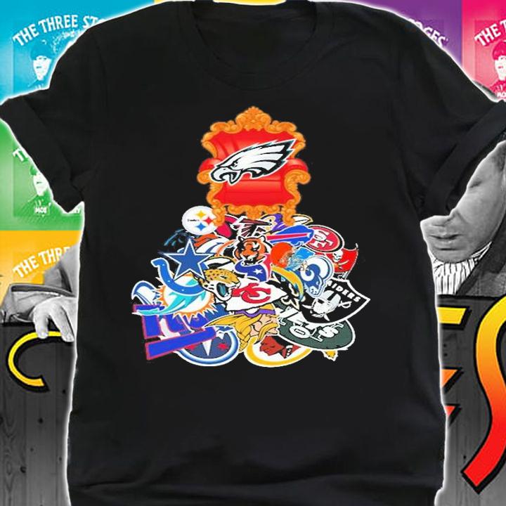 NFL The King On His Throne Philadelphia Eagles T-Shirt t-shirt shirt
