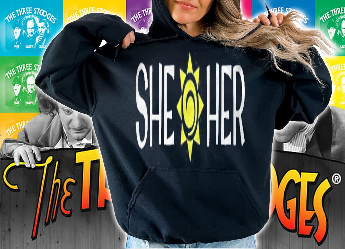 She Her Non Binary Gender Pronouns Genderqueer Shirt t-shirt