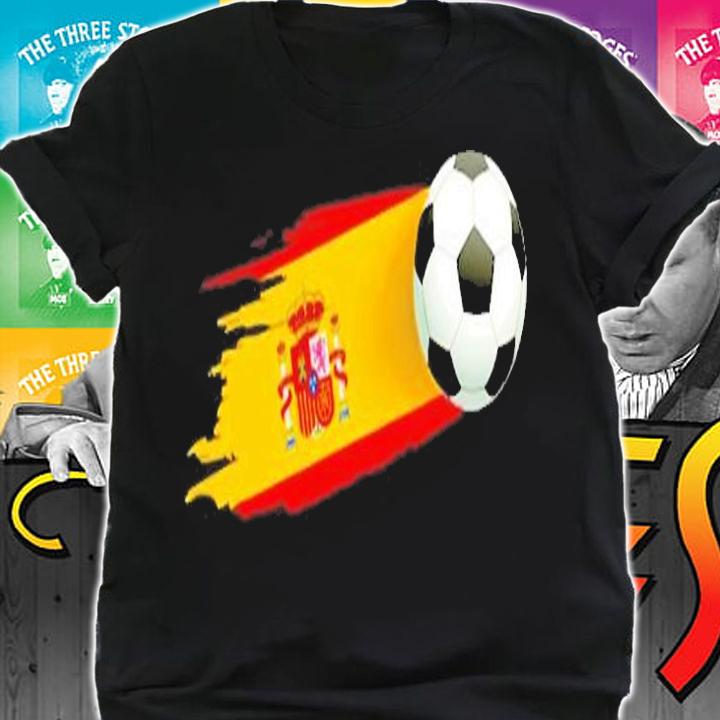 Spain Soccer Ball Spain Flag Jersey Spanish Football Fan T-Shirt t-shirt shirt