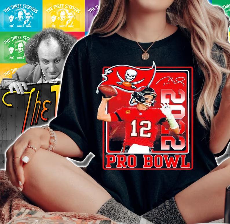 Tom Brady Tampa Bay Buccaneers Football 2022 Pro Bowl Signatures Shirt t-shirt woman shirt